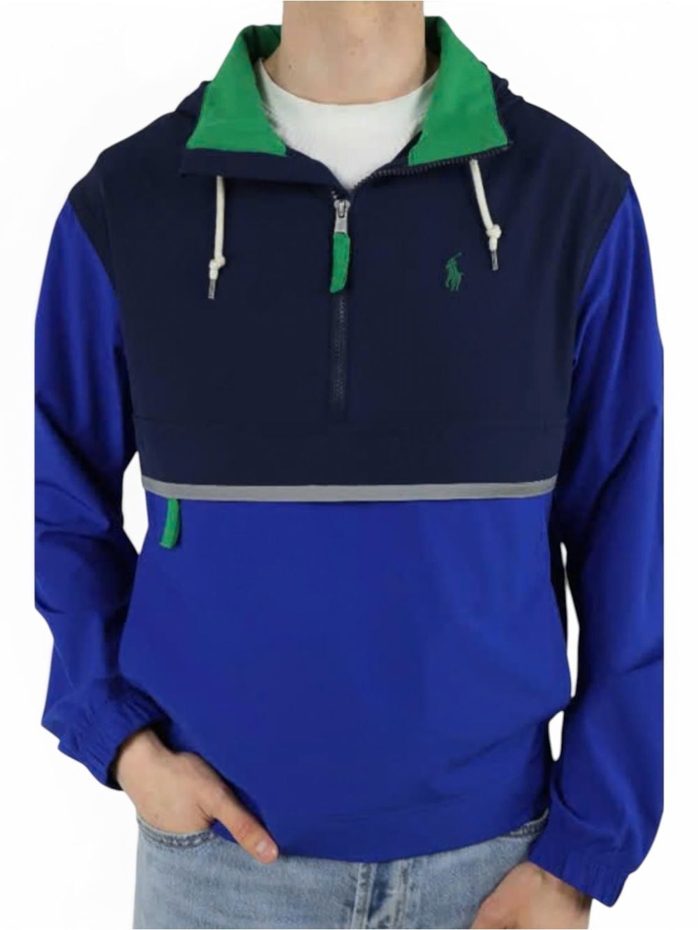 Polo Ralph Lauren Boys Packable Hooded Windbreaker Jacket L 14-16 NWT